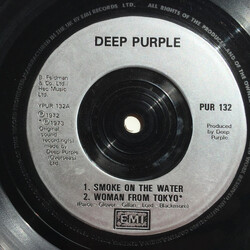 Deep Purple Smoke On The Water / Woman From Tokyo / Child In Time USED VINYL 7INCH SINGLE