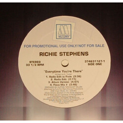 Richie Stephens Everytime You're There USED VINYL 12INCH PROMO