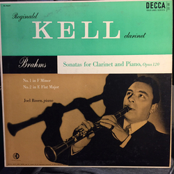 Reginald Kell / Joel Rosen / Johannes Brahms Sonatas For Clarinet And Piano, Opus 120 Vinyl LP USED