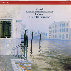 Antonio Vivaldi / I Musici / Klaus Thunemann 6 Bassoon Concertos ▪ Fagottkonzerte Vinyl LP USED
