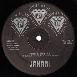 Jahari (3) Fire & Desire USED VINYL 12INCH 33 S RPM