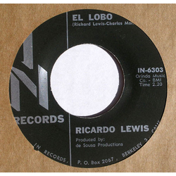 Ricardo Lewis (2) El Lobo / Top Of Ol Smokie Vinyl 7" USED