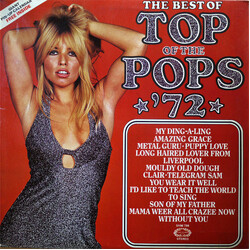 Various The Best Of Top Of The Pops '72 Vinyl LP USED