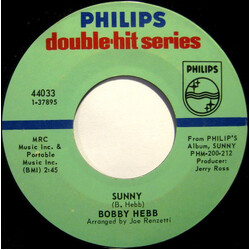 Bobby Hebb Sunny / A Satisfied Mind USED VINYL 7INCH SINGLE REISSUE