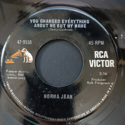 Norma Jean (2) You Changed Everything About Me But My Name USED VINYL 7INCH 45 RPM