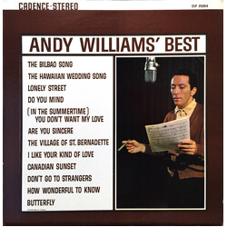 Andy Williams Andy Williams' Best Vinyl LP USED