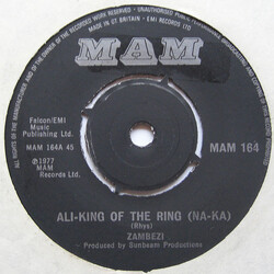 Zambezi (2) Ali-King Of The Ring (Na-Ka) USED VINYL 7INCH 45 RPM SINGLE