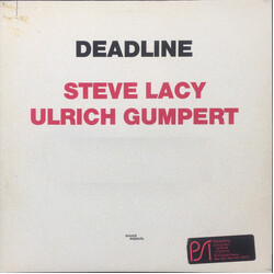 Steve Lacy / Ulrich Gumpert Deadline Vinyl LP USED