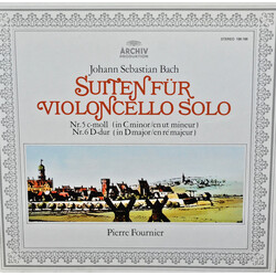 Johann Sebastian Bach / Pierre Fournier Suiten Für Violoncello Solo (BWV 1011-1012) Vinyl LP USED