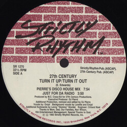 27th Century Turn It Up / Turn It Out Vinyl 12" USED