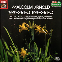 Malcolm Arnold Symphony No. 2 / Symphony No. 5 Vinyl LP USED