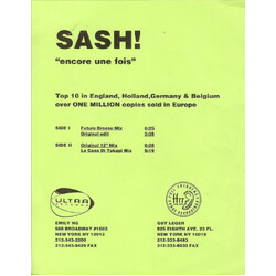 Sash! Encore Une Fois USED VINYL 12"