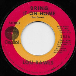Lou Rawls Bring It On Home USED VINYL 7INCH 45 RPM