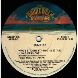 Sunrize (2) Who's Stickin' It? VINYL 12" USED