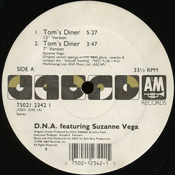 DNA / Suzanne Vega Tom's Diner USED VINYL 12INCH 33 S RPM SINGLE
