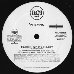 *NSYNC Tearin' Up My Heart USED VINYL 12INCH 33 S RPM PROMO