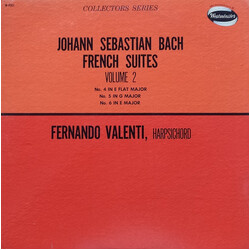 Johann Sebastian Bach / Fernando Valenti French Suites Vol. 2 Vinyl LP USED