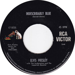 Elvis Presley / The Jordanaires Indescribably Blue USED VINYL 7INCH 45 RPM SINGLE