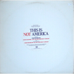 David Bowie / Pat Metheny Group This Is Not America USED VINYL 12INCH PROMO 33 S RPM