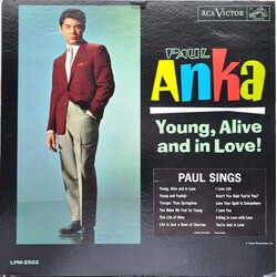 Paul Anka Young, Alive And In Love! Vinyl LP USED
