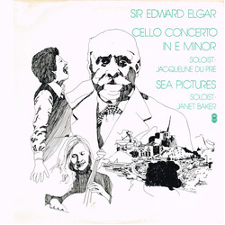 Sir Edward Elgar / Jacqueline Du Pré / Janet Baker Cello Concerto In E Minor / Sea Pictures Vinyl LP USED