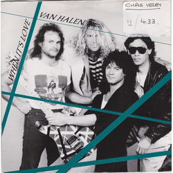 Van Halen When It's Love Vinyl 7" USED