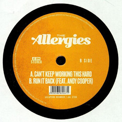 The Allergies Can't Keep Working This Hard / Run It Back USED VINYL 7INCH 45 RPM SINGLE