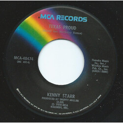 Kenny Starr Texas Proud USED VINYL 7INCH 45 RPM SINGLE