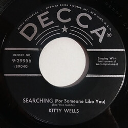 Kitty Wells Searching (For Someone Like You) USED VINYL 45 RPM 7INCH