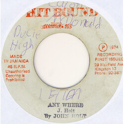 John Holt Any Where USED VINYL 7INCH 45 RPM
