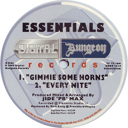 Essentials Gimmie Some Horns VINYL 12" USED