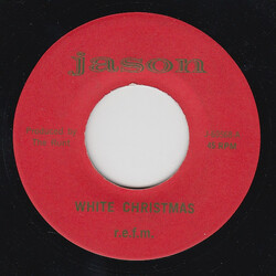 r.e.f.m. / Link Cromwell White Christmas / No Jestering USED VINYL 7INCH 45 RPM SINGLE
