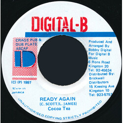 Cocoa Tea Ready Again USED VINYL 7INCH 45 RPM
