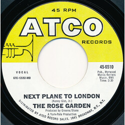 The Rose Garden Next Plane To London USED VINYL 7INCH 45 RPM SINGLE