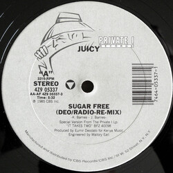 Juicy Sugar Free VINYL 12" USED