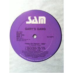 Gary's Gang Keep On Dancin' 1990 Vinyl 12" USED
