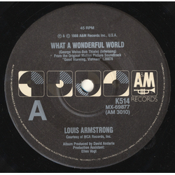 Louis Armstrong / Wayne Fontana & The Mindbenders What A Wonderful World / Game Of Love Vinyl 7" USED