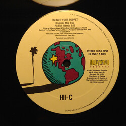 Hi-C I'm Not Your Puppet USED VINYL 12INCH 33 S RPM PROMO