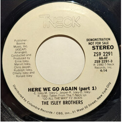 The Isley Brothers Here We Go Again USED VINYL 7INCH 45 RPM PROMO