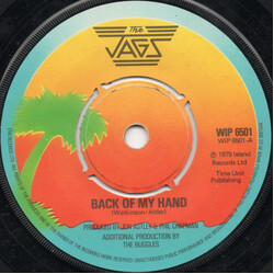 The Jags Back Of My Hand USED VINYL 7INCH 45 RPM SINGLE