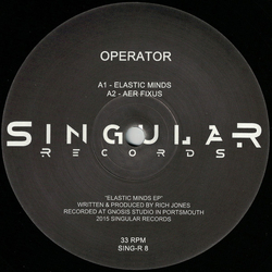 Operator (17) Elastic Minds Ep Vinyl 12" USED
