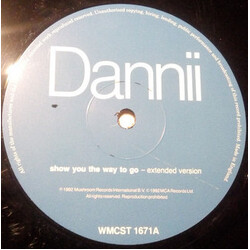 Dannii Minogue Show You The Way To Go USED VINYL 12INCH 33 S RPM PROMO
