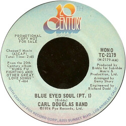 Carl Douglas Orchestra Blue Eyed Soul (Pt. I) USED VINYL 7INCH 45 RPM PROMO STEREO MONO
