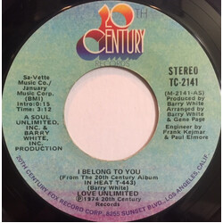 Love Unlimited I Belong To You / And Only You USED VINYL 7INCH 45 RPM
