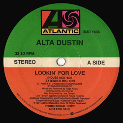 Alta Dustin Lookin' For Love Vinyl 12" USED