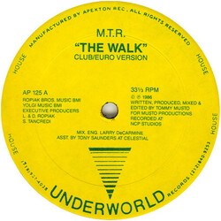 M.T.R. The Walk VINYL 12" USED