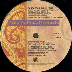 George Clinton Tweakin' USED VINYL 12INCH 33 S RPM