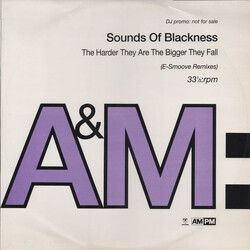 Sounds Of Blackness The Harder They Are The Bigger They Fall (E-Smoove Remixes) USED VINYL 12INCH 33 S RPM PROMO