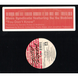 Mass Syndicate / Su Su Bobien You Don't Know VINYL 12" USED