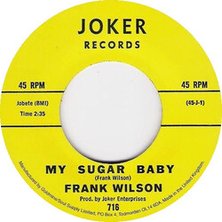 Frank Wilson My Sugar Baby USED VINYL 7INCH 45 RPM SINGLE